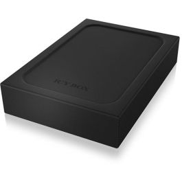ICY BOX Carcasa Externa para Disco Duro 2.5" SATA a USB 3.0 con Protección contra Escritura, hasta 15mm de Altura, Aluminio