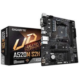 GIGABYTE A520M S2H Placa Base AMD A520 Zócalo AM4 Micro ATX para Ryzen 5000/3000 Series, DDR4 5100MHz (OC), PCIe 3.0 M.2, LAN GbE Precio: 64.6900001. SKU: B1BJVNTCX3