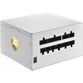 Sharkoon Rebel P20 Fuente de Alimentación PC 1200W ATX 3.1 12V-2x6 Modular Cybenetics Gold Ventilador Silencioso Blanco