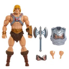 MATTEL He-Man Revolution Masters del Universo Figura Articulada 17.7cm con Armadura Extraíble y Hacha de Batalla Precio: 19.94999963. SKU: B1BC833HLQ