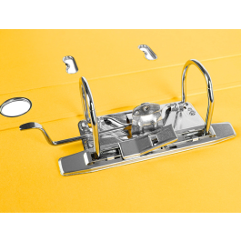 Liderpapel Archivador de Palanca Folio Documenta Forrado PVC, Rado, 52 mm, Amarillo