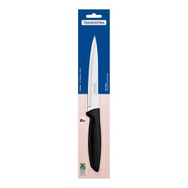 Tramontina Cuchillo Utility Plenus Negro 153 mm Acero Inoxidable Mango Polipropileno