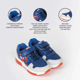 Cerdá T024 Deportiva Spidey con Luces Suela PVC DARK BLUE Talla 24 para Niños