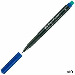 Rotulador permanente Faber-Castell Multimark 1523 M Azul (10 Unidades) Precio: 11.88999966. SKU: S8421690