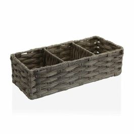Cesta Multiusos Versa 15,2 x 10,2 x 35,6 cm 3 Compartimentos Gris Precio: 11.49999972. SKU: S3407611