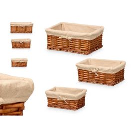 Set 3 Cestos Rect Mimbre Kipit 39X16CM (6 Unidades) Precio: 93.79000037. SKU: B13BQH55N6