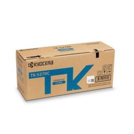 Kyocera TK-5270C Tóner Cyan Original, Rendimiento 6000 Páginas, Compatible con M6230cidn/M6630cidn/P6230cdn Precio: 153.95000005. SKU: S8411252