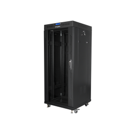 LANBERG Armario Rack Independiente de 19 pulgadas 27U 600x600mm Puerta de Vidrio LCD Negro 800 kg Precio: 399.9499999. SKU: B1KM48M3GW