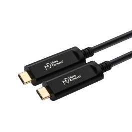 MicroConnect Cable de video de fibra óptica USB-C premium 15m para 4K, solo video, sin datos/audio