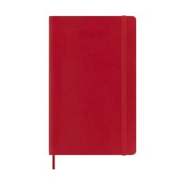 Moleskine Agenda Semanal 18M 2025-2026 Tapa Blanda Rojo 13x21 cm DSF218WN3Y26