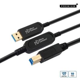 MicroConnect Cable de fibra óptica USB 3.2 Gen 2 A-B 15m - Activo 10Gbps para Impresoras, Escáneres, Cámaras de Reuniones Precio: 175.88999956. SKU: B13RAWBGK5