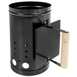 Algon Bbq Chimenea Barbacoa Negra para Exterior, Dimensiones 16.8 cm Ancho x 27.9 cm Alto x 27 cm Largo (6 Unidades)