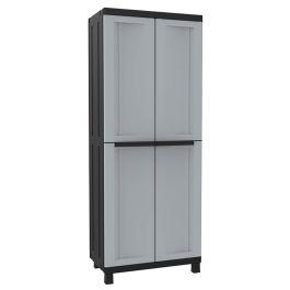 Terry Twistblack 2680 Armario de dos puertas, 3 baldas regulables, Gris/negro, Resina, 68 x 39 x 170 cm Precio: 135.49999991. SKU: S7904625