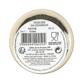 Home Deco Factory Aceitera o Vinagrera 400 ml Estilo Natural