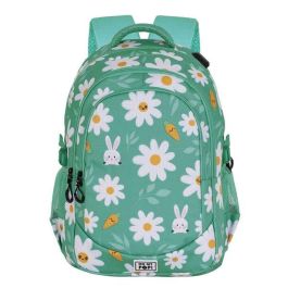 Karactermania Mochila OMP! Run. Plus FAN Blooming 44x34x21 cm, Gran Capacidad, 3 Compartimentos, Puerto USB, Ripstop, Turquesa