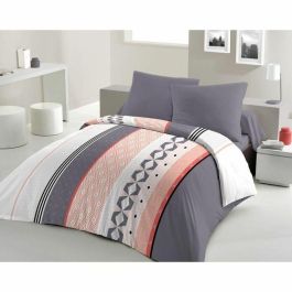 Home Linge Passion HOM3701393708180 Juego nórdico de microfibra Bling - 1 funda nórdica 240x260 cm, 2 fundas de almohada 63x63 cm - Azul