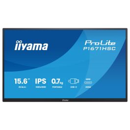iiyama P1671HSC-B1 Monitor 15.6" Full HD IPS 1920x1080, 3ms, HDMI, 2x USB-C