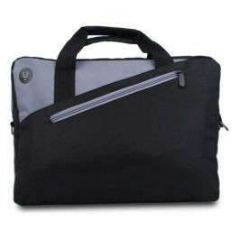 Maletín Monray Ginger para Portátiles hasta 14"/ Cinta para Trolley/ Negro
