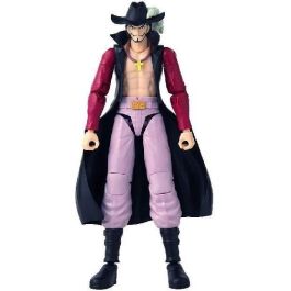 Figura articulada de Anime Heroes - BANDAI - One Piece - Dracule Mihawk Hawkeye - 17 cm