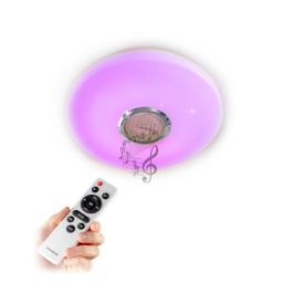 Innovagoods V0103688 Plafón LED Circular con Altavoz Bluetooth 5.2 RGB Regulable y Mando + App, Ø 29x7 cm Precio: 36.68999994. SKU: V0103688