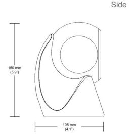 Honeywell Metrologic MS7120 Orbit - Escáner de Código de Barras 1D, USB, Color Gris, Longitud de Onda 650 nm, CDRH Class IIa