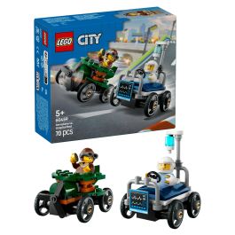 LEGO 60459 City Avi3n vs. Cama de Hospital, Juego de Construcci3n, 70 Piezas, 5+ Anos