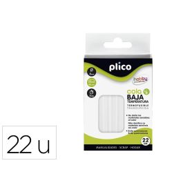 Plico Barras De Cola Para Pistola Termofusible Baja Temperatura Transparentes Ø8 mm X 95 mm -22U-