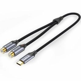 Cable Conversor Vention BGVHD/ 2x RCA Hembra - USB Tipo-C Macho/ 50cm/ Gris Precio: 5.79000004. SKU: B16M9JPE8Y