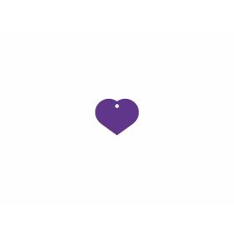 Placa identificativa Imarc Heart Lila