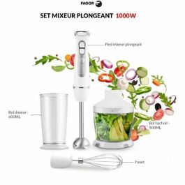 Fagor FG349 Batidora de mano 1000 W 12 velocidades + pulsador Blanco Fagor FG349 Batidora de mano 1000 W 12 velocidades + pulsador Blanco