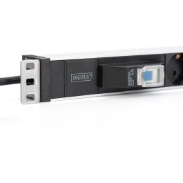 Digitus Regleta de Enchufes 6 Tomas 19" para Rack 1U de Aluminio con Interruptor de Protección