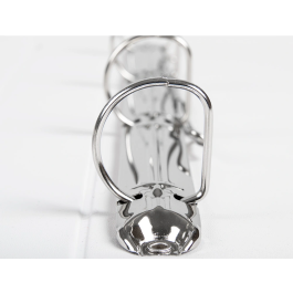 Liderpapel Carpeta Canguro 4 Anillas Mixtas 25mm A4 Plástico Blanco