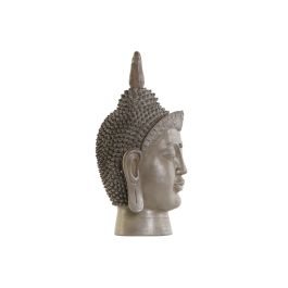 DKD Home Decor Figura Oriental Gris 29 x 58 x 30 cm Cabeza de Buda
