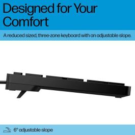 HP Teclado USB Cableado 320K Negro ESP