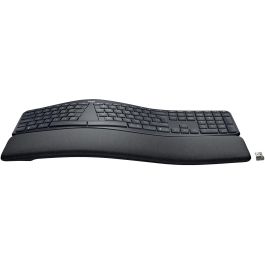 Logitech ERGO K860 FOR BUSINESS-GRAPHITE Teclado Inalámbrico Bluetooth Ergonómico Completo Grafito