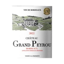 Château Grand Peyrou 2022 Burdeos - Vino tinto Burdeos