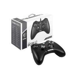 MSI Force GC20 V2 Negro USB 2.0 Gamepad Analógico/Digital Android, PC