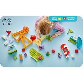 LEGO DUPLO 10453 Set Feria Peppa Pig Parque de Atracciones, Noria, Tobogán y Figuras para Niños +2 años