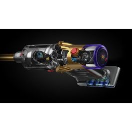 Dyson V12 Detect Slim Absolute Aspiradora escoba 2 en 1 Oro Secar HEPA Ciclónico Montaje de pared