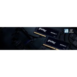 Kingston FURY Impact 16GB DDR5 6000MT/s CL38 SO-DIMM XMP Memoria RAM para Portátil (1x16GB)