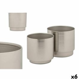 Set de Macetas 40055-S Plateado Hierro 18 x 16,5 x 18 cm 16 x 15,5 x 16 cm (6 Unidades) Precio: 78.49999993. SKU: B1K9A5F53L