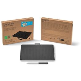 Wacom One PEN TABLET SMALL - N Tableta Gráfica USB/Bluetooth Inalámbrica y Alámbrica 152 x 95 mm Compatible Windows macOS Android ChromeOS Gris Blanco