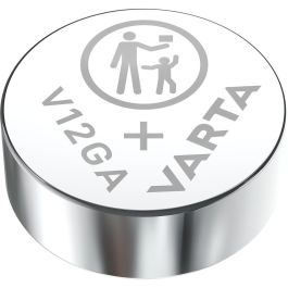 Varta 4278101401 Pila de Botón Litio V12GA/LR43 120mAh, 1 unidad para calculadoras, cámaras y llaves de coche
