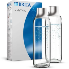 Brita BRI4006387118426 Pack 2 Botellas de Vidrio sodaTRIO 1L Precio: 43.49999973. SKU: B1F8L3NCBA