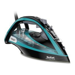 Tefal FV 9844 Plancha de vapor Ultimate Pure, Suela Durilium Autoclean, 3200W