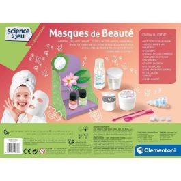 Clementoni Science & Jeu: Kit Científico para Crear Máscaras de Belleza Faciales Naturales y Delicadas, Incluye Manual Ilustrado