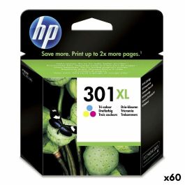 Cartucho de Tinta Original HP 301XL Tricolor (60 unidades) Cartucho de Tinta Original HP 301XL Tricolor (60 unidades)