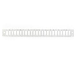 Digitus LWL Spleißbox Frontblende Panel frontal de caja de empalmes fibra óptica 1U 24x SC DX, cierre rápido, Gris