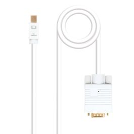 Nanocable Cable Conversor Mini DP a VGA, Conectores Blindados en Oro, Compatible DisplayPort 1.2a, 3.0 m Blanco Precio: 13.50000025. SKU: B16LT6MGVW