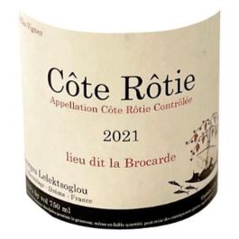 Domaine Georges Lelektsoglou Lieu dit La Brocarde 2021 Côte Rôtie - Vino tinto del Valle del Ródano